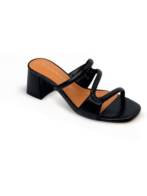 Mules talon recouvert, dessus fantaisie - AFIBEL - Kiabi