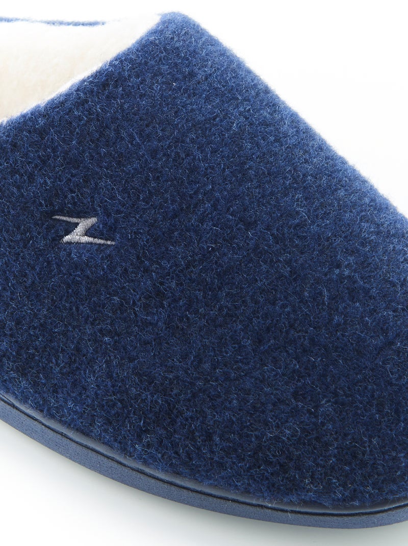 Mules Thermolactyl - Damart Bleu - Kiabi
