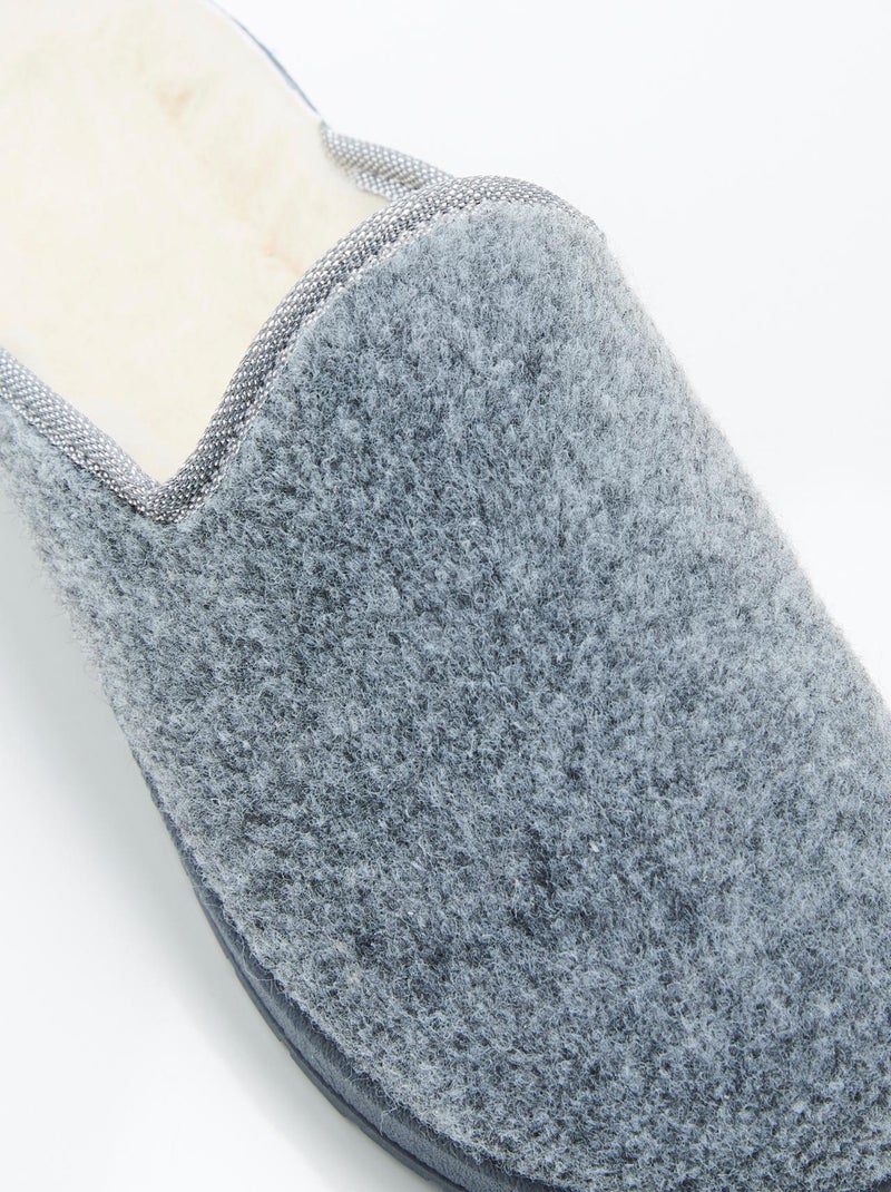 Mules Thermolactyl - Damart Gris chiné - Kiabi