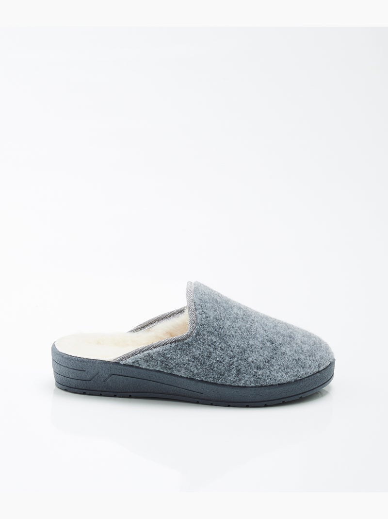 Mules Thermolactyl - Damart Gris - Kiabi