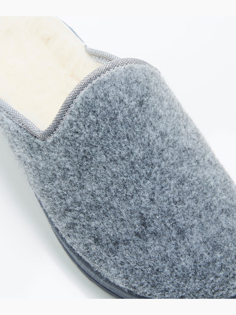 Mules Thermolactyl - Damart Gris - Kiabi