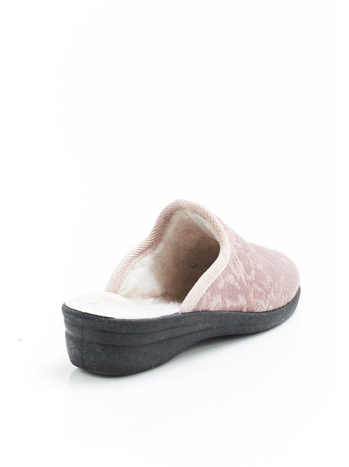 Mules Thermolactyl effet texturé - Damart - Kiabi