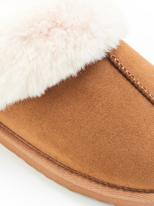 Mules Thermolactyl imitation fourrure - Damart - Kiabi
