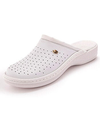 Mules ultra légères en cuir - PEDICONFORT