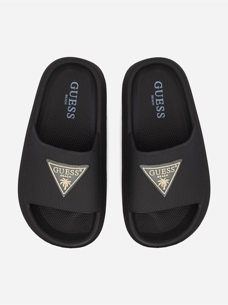 Mules unisexe - Guess kids Noir - Kiabi