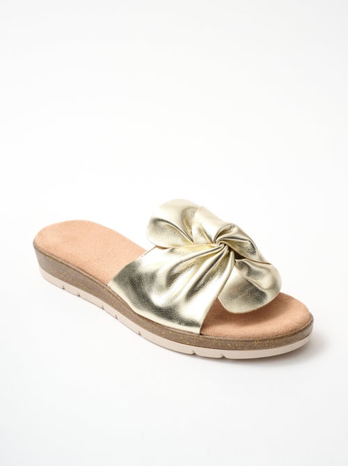 Mules vegan largeur confort compensées - Afibel - Kiabi