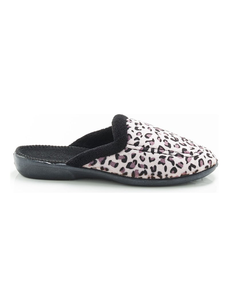 Mules velours - damart Noir - Kiabi