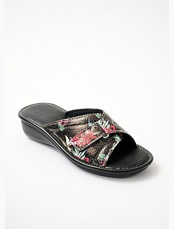 Mules vernies imprimées largeur confort - Afibel