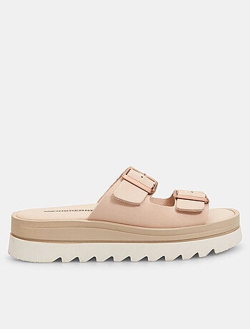 Mules Weinbrenner en cuir avec semelle crantée BATA
