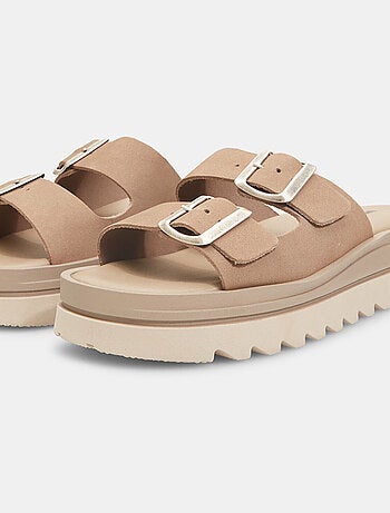 Mules Weinbrenner en cuir avec semelle crantée BATA