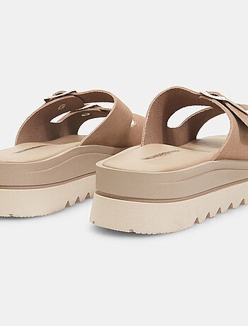 Mules Weinbrenner en cuir avec semelle crantée BATA