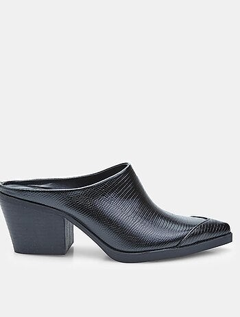 Mules Western à talons confortables BATA