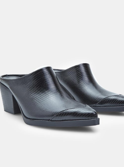 Mules Western à talons confortables BATA - Kiabi Mules Western à talons confortables BATA - Kiabi