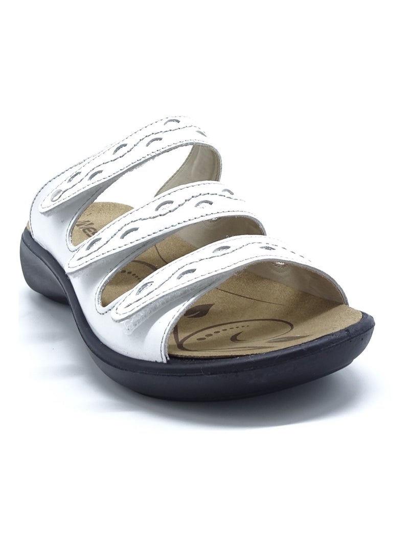 Mules Westland Blanc Blanc - Kiabi