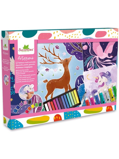 Multi activités xxl - sycomore - artissimo - aquarelles pastels acrylique - dès 7 ans - Kiabi