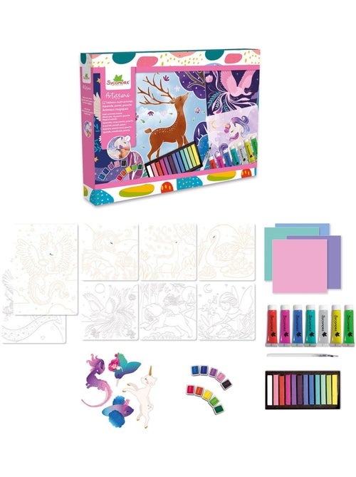 Multi activités xxl - sycomore - artissimo - aquarelles pastels acrylique - dès 7 ans - Kiabi