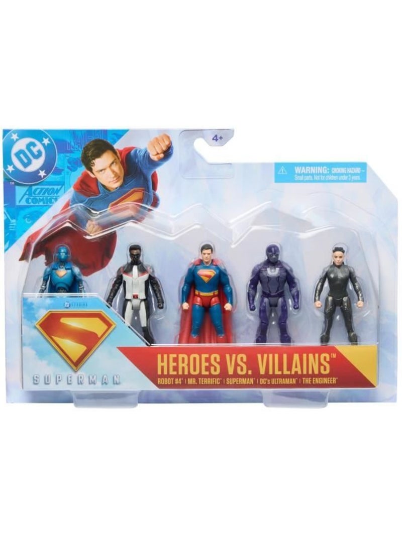 Multipack figurines 8 cm - dès 4 ans - superman le film Multicolore - Kiabi