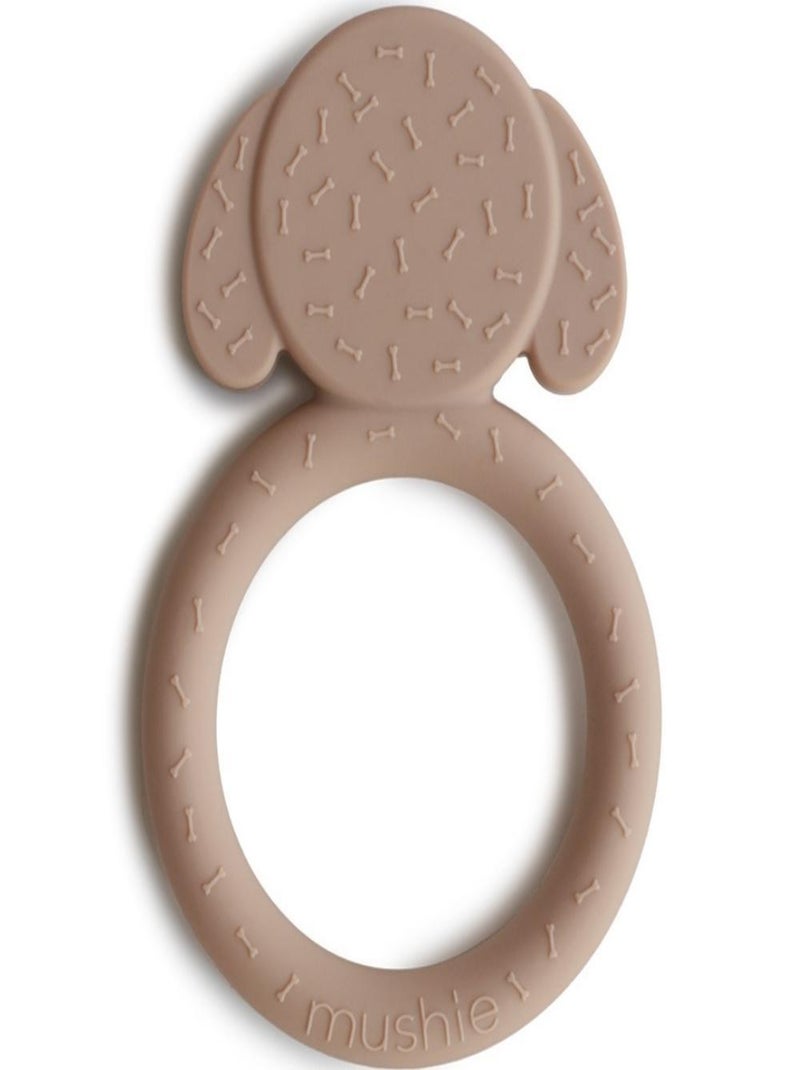 Mushie - Anneau de dentition en silicone Beige - Kiabi