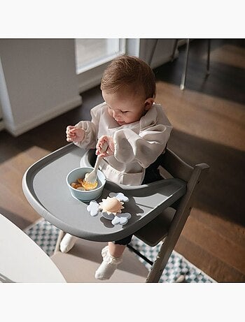 Mushie - Bavoir à manches