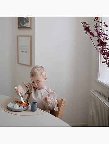 Mushie - Bavoir à manches longues