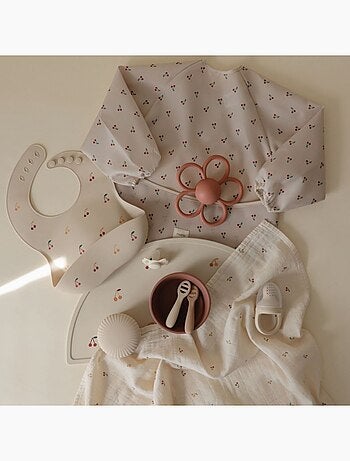 Mushie - Bavoir à manches longues