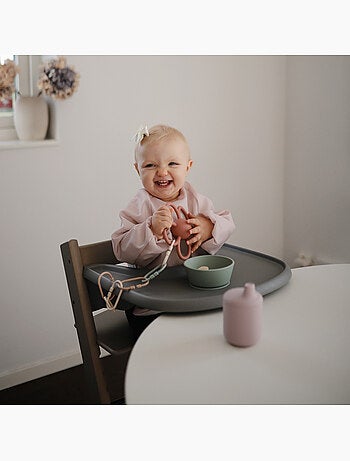 Mushie - Bavoir à manches