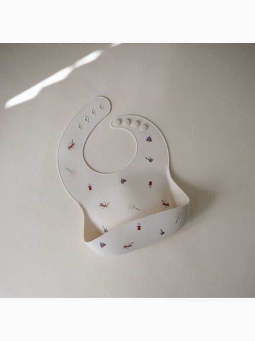 Mushie - bavoir à poche en silicone - Kiabi