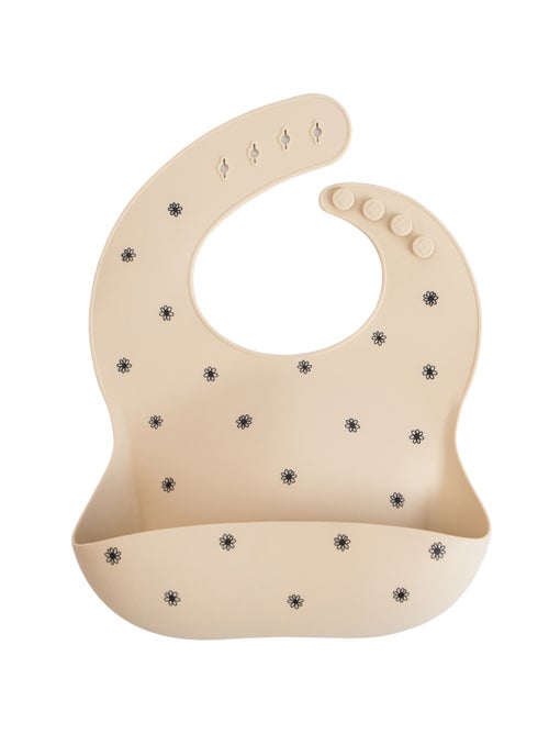 Mushie - Bavoir à poche en silicone - Kiabi