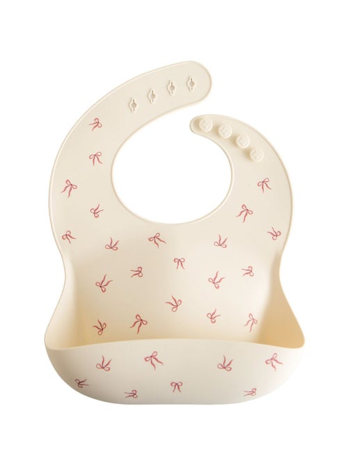 Mushie - Bavoir à poche en silicone - Kiabi