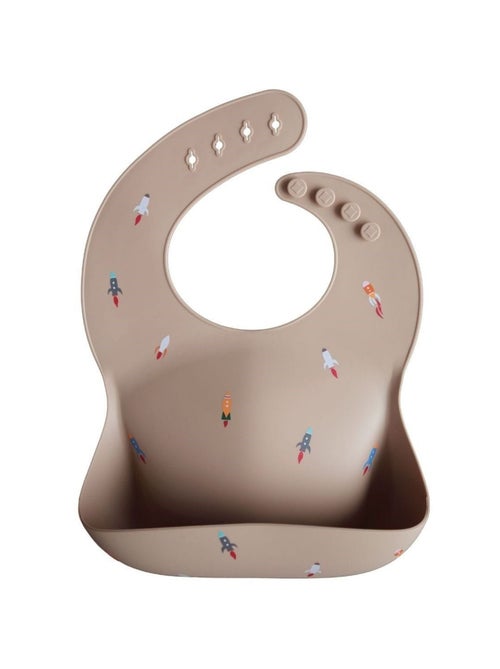 Mushie - Bavoir à poche en silicone - Kiabi