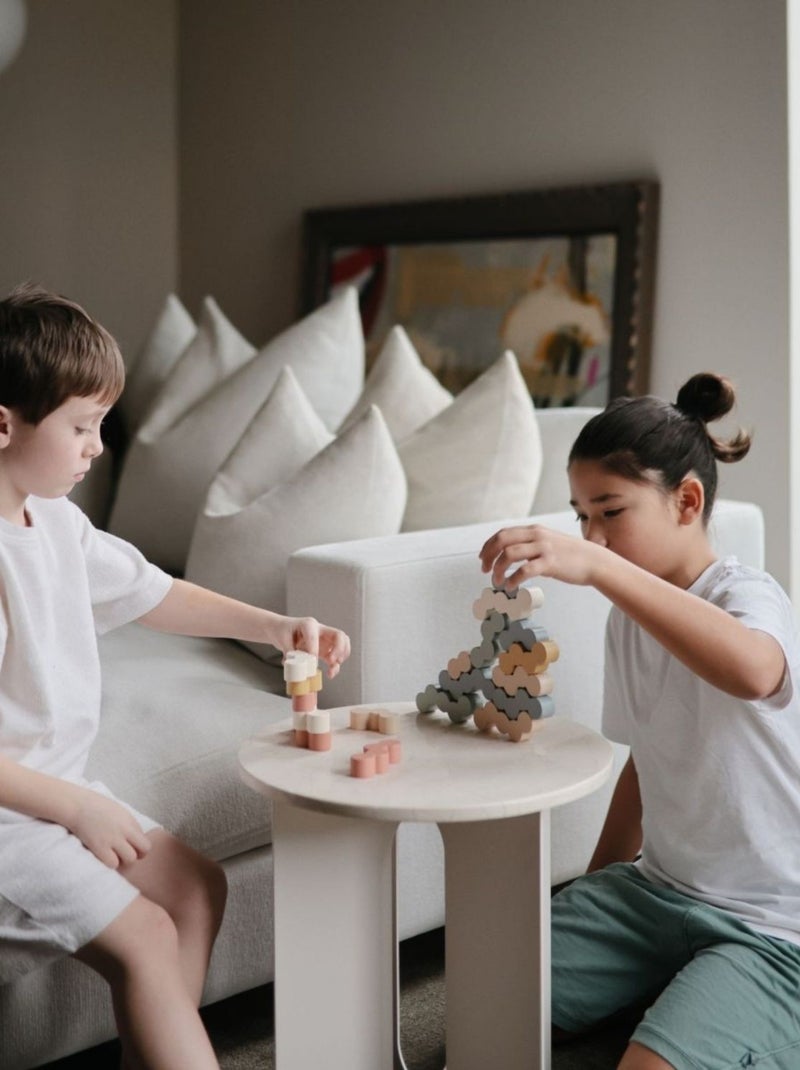 Mushie - Blocs d'équilibre en bois Multicolore - Kiabi