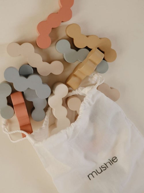 Mushie - Blocs d'équilibre en bois - Kiabi