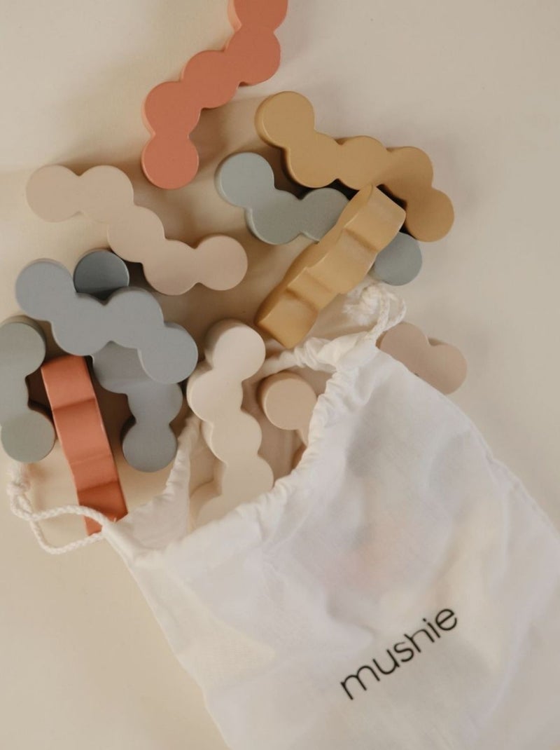 Mushie - Blocs d'équilibre en bois Multicolore - Kiabi