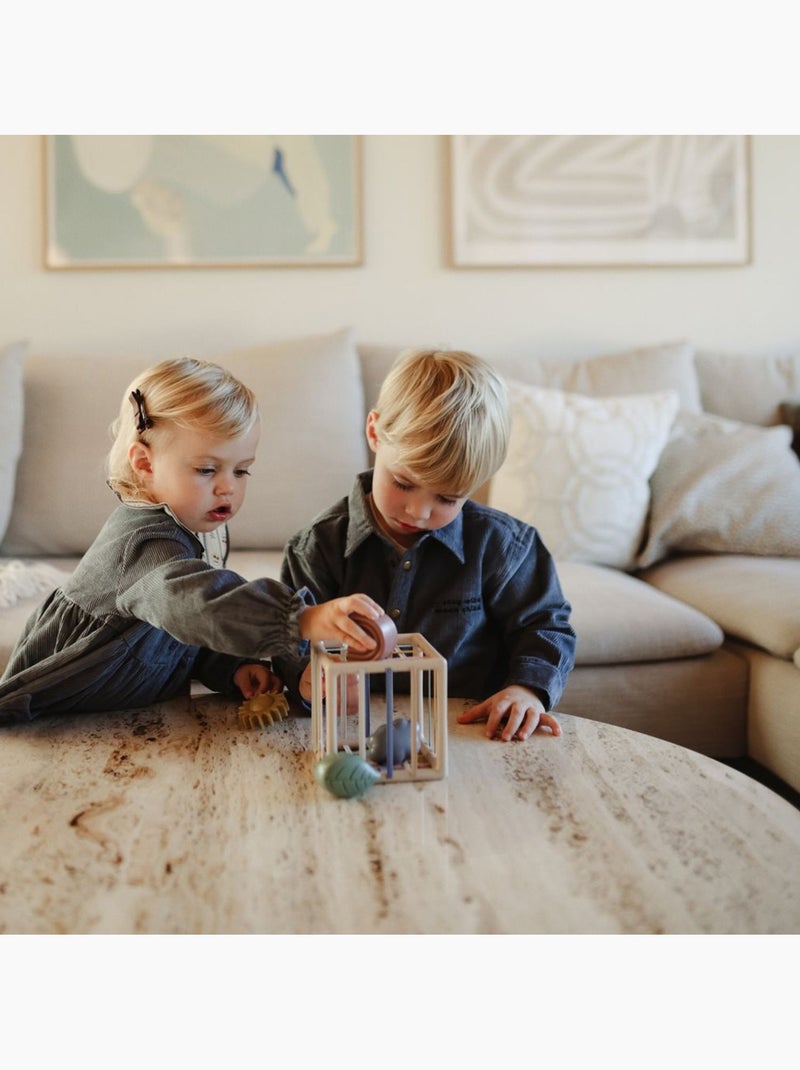 Mushie - Boîte à formes Shape élastique Multicolore - Kiabi