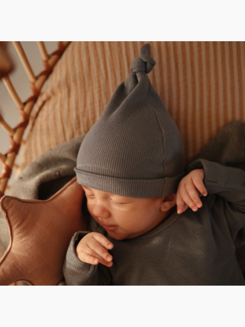 Mushie - bonnet de naissance Bleu - Kiabi