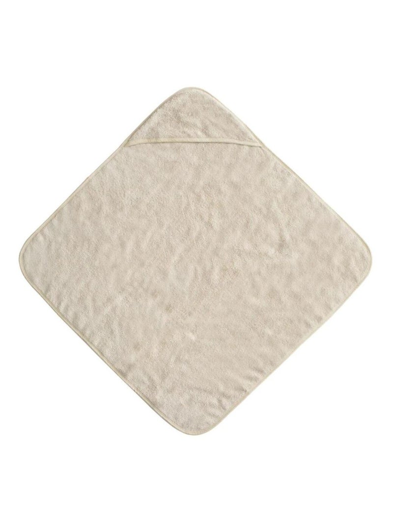 Mushie - Cape de bain en coton bio Ecru - Kiabi
