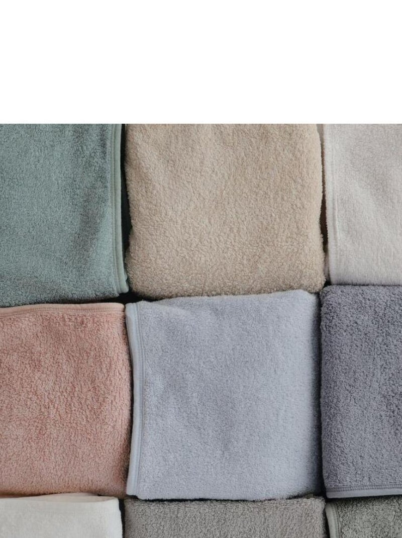 Mushie - Cape de bain en coton bio Ecru - Kiabi