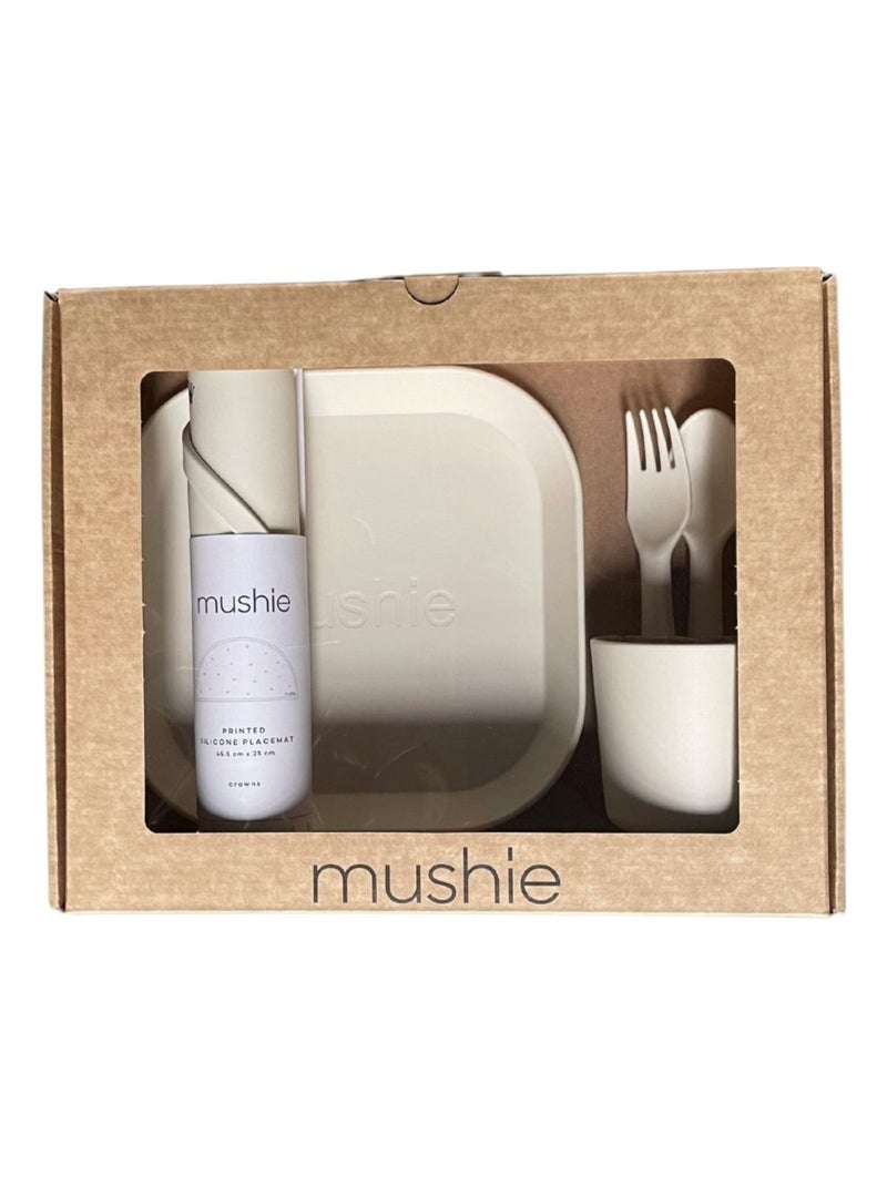 Mushie - Coffret repas en silicone Ecru - Kiabi
