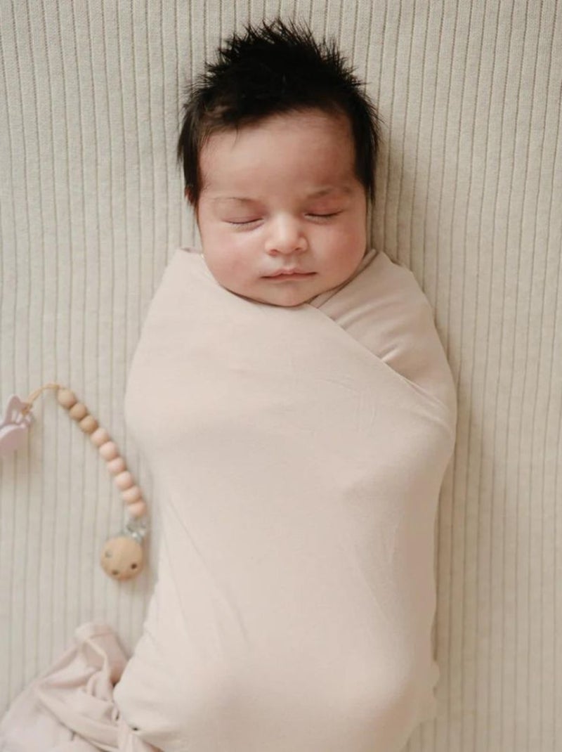 Mushie - Couverture en coton bio Beige - Kiabi