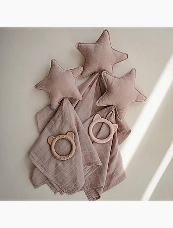 Mushie - Doudou plat étoile