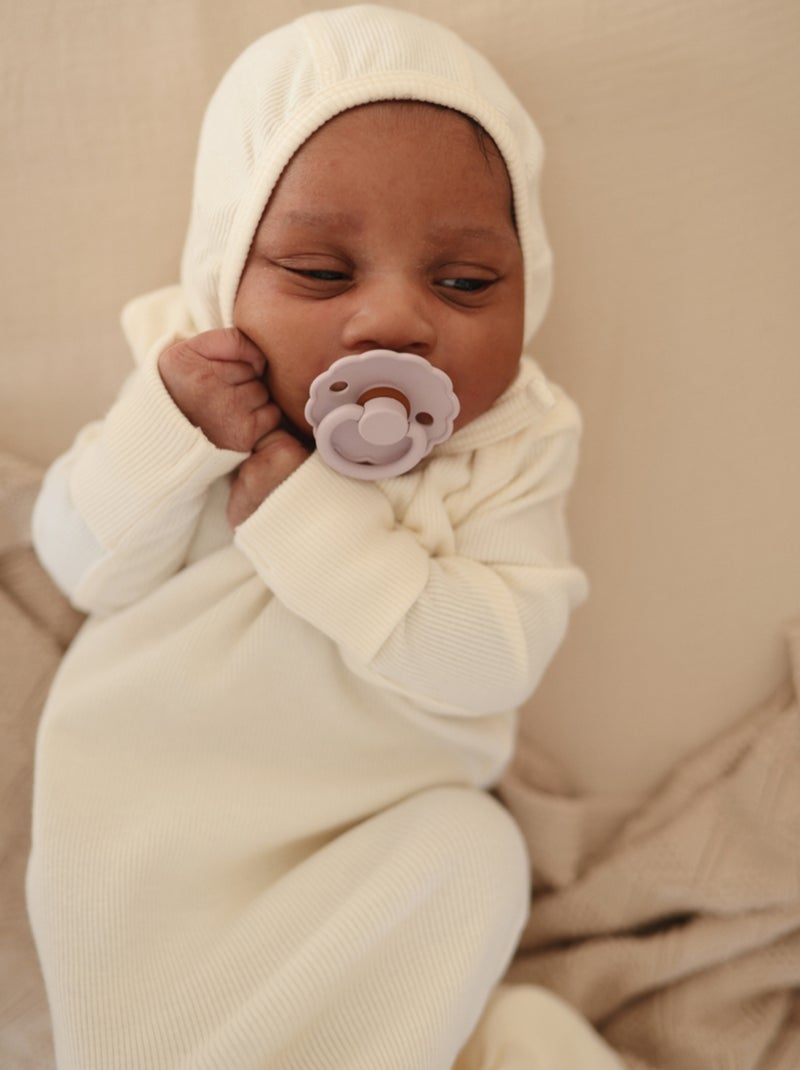 Mushie - Drap housse en mousseline de coton Ecru - Kiabi