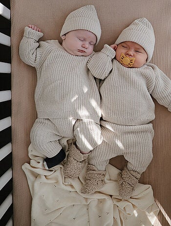 Mushie - Drap housse en mousseline de coton