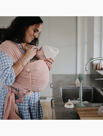 Mushie - Goupillon en silicone