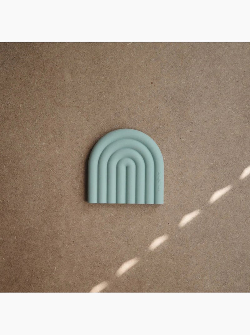 Mushie - Jouet de dentition Arc-en-ciel Vert d'eau - Kiabi