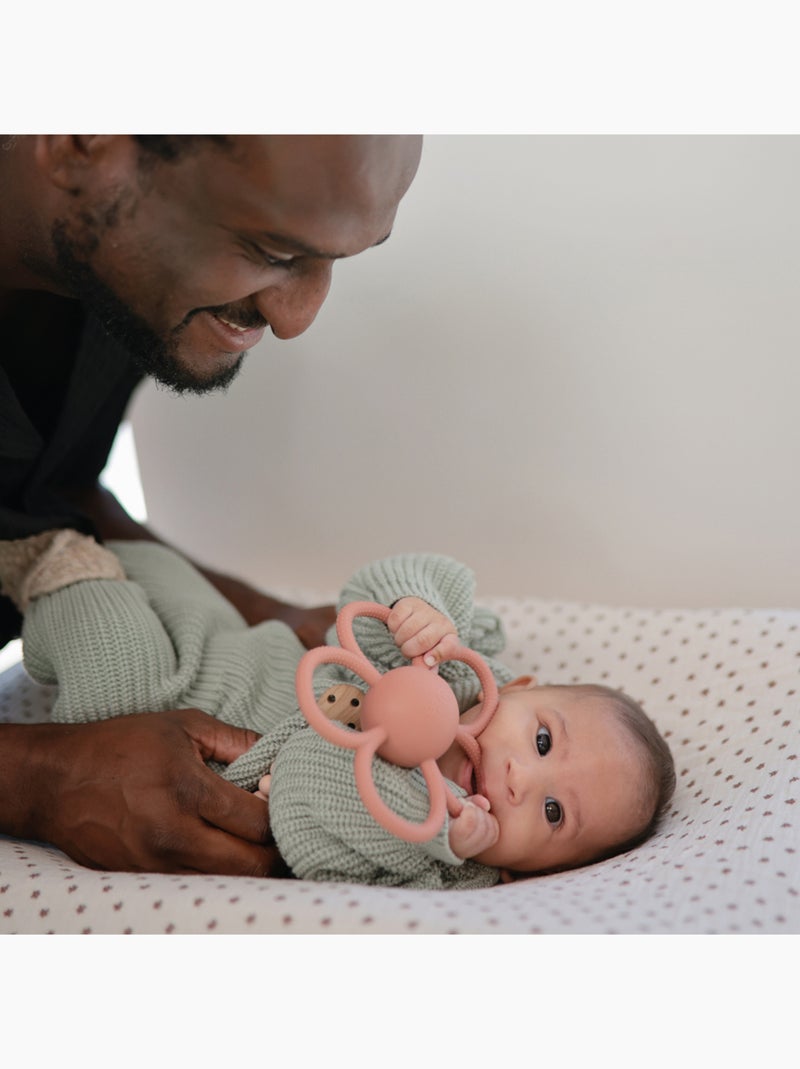 Mushie - Jouet de dentition Marguerite Rose - Kiabi