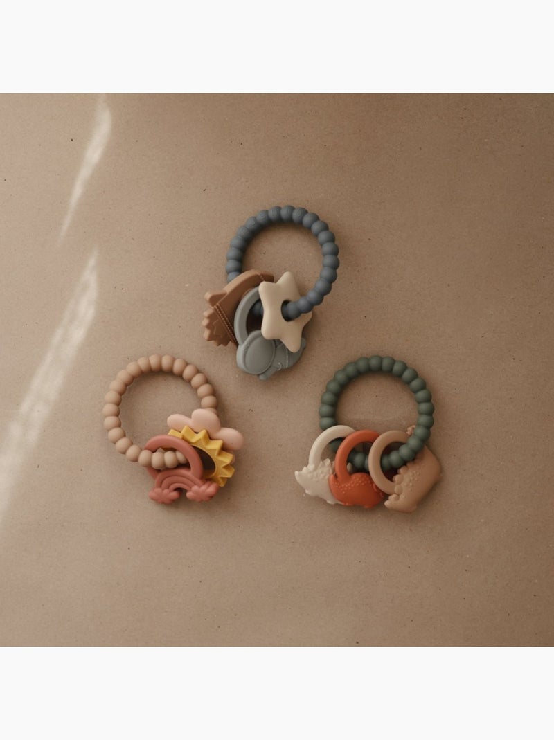 Mushie - Jouet de dentition Ring Rose - Kiabi