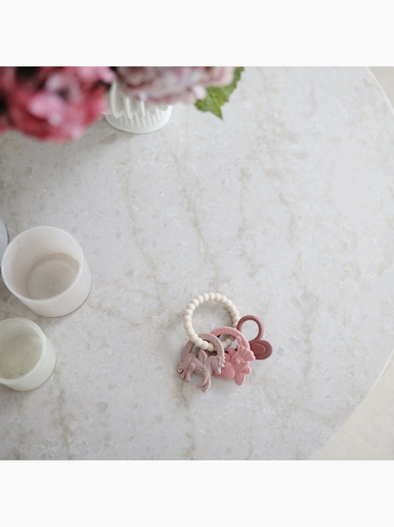 Mushie - jouet de dentition ring Violet - Kiabi