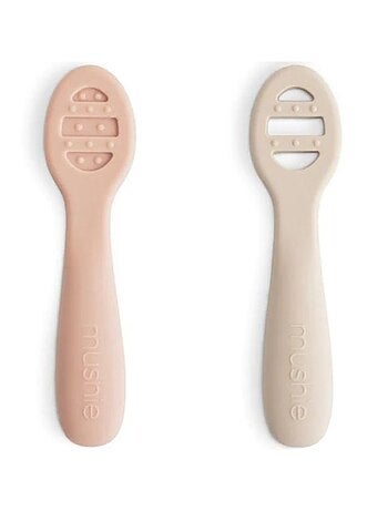 Mushie - Lot de 2 cuillères d'apprentissage