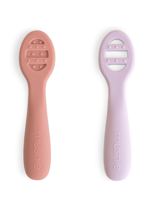 Mushie - Lot de 2 cuillères d'apprentissage - Kiabi