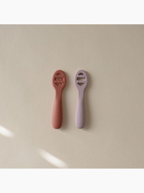 Mushie - Lot de 2 cuillères d'apprentissage - Kiabi
